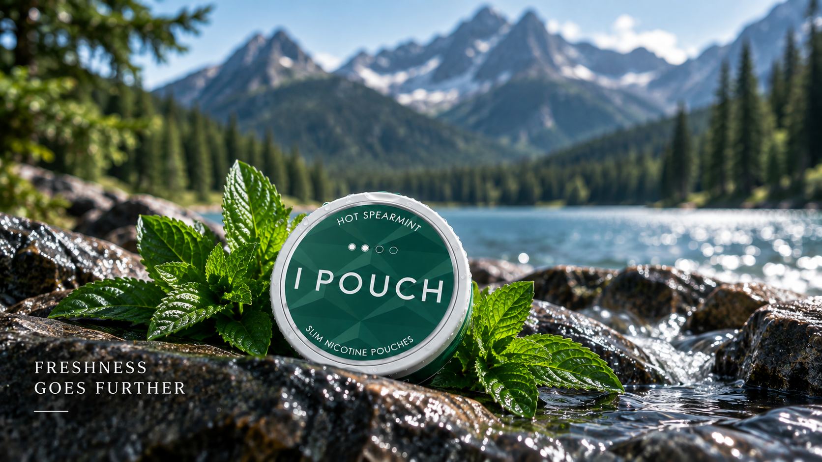 Hot Spearmint IPOUCH at the lake